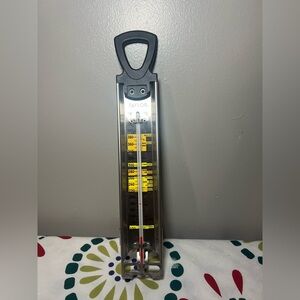 Taylor Candy & Deep Fry Stainless Steel Thermometer w Clip